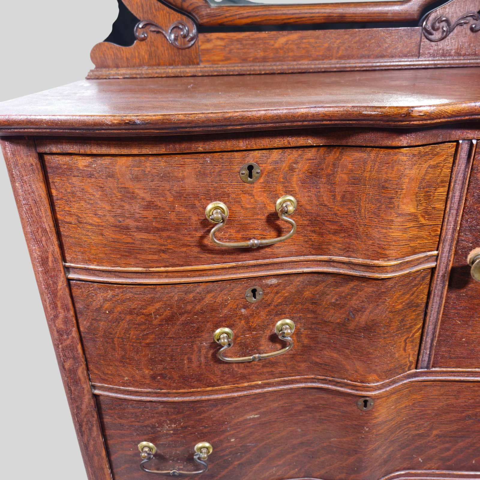 Robert Mitchell Attribution Oak Chiffonier or Chest - 2
