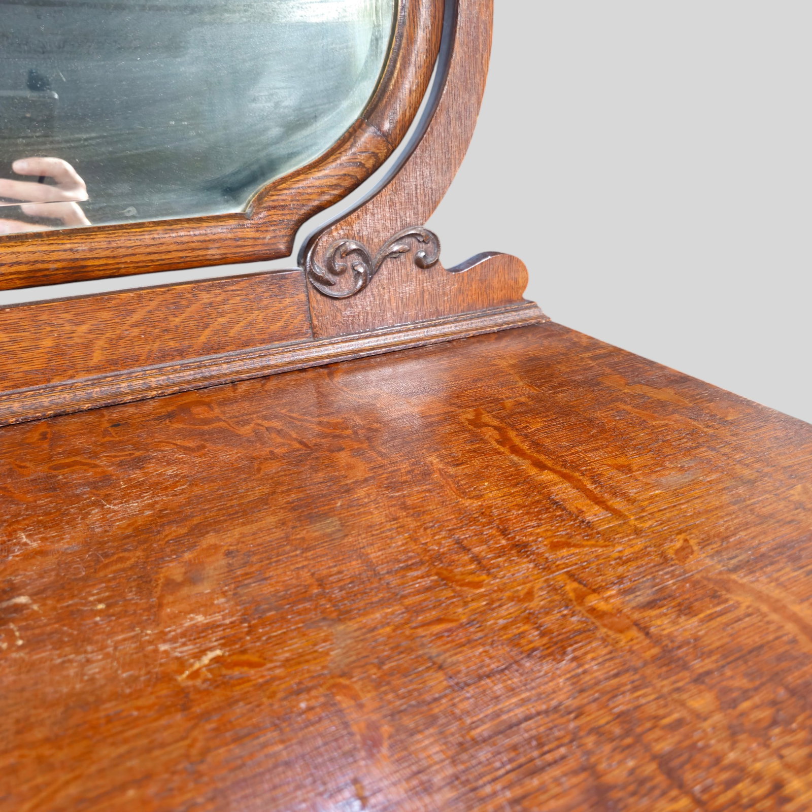 Robert Mitchell Attribution Oak Chiffonier or Chest - 5