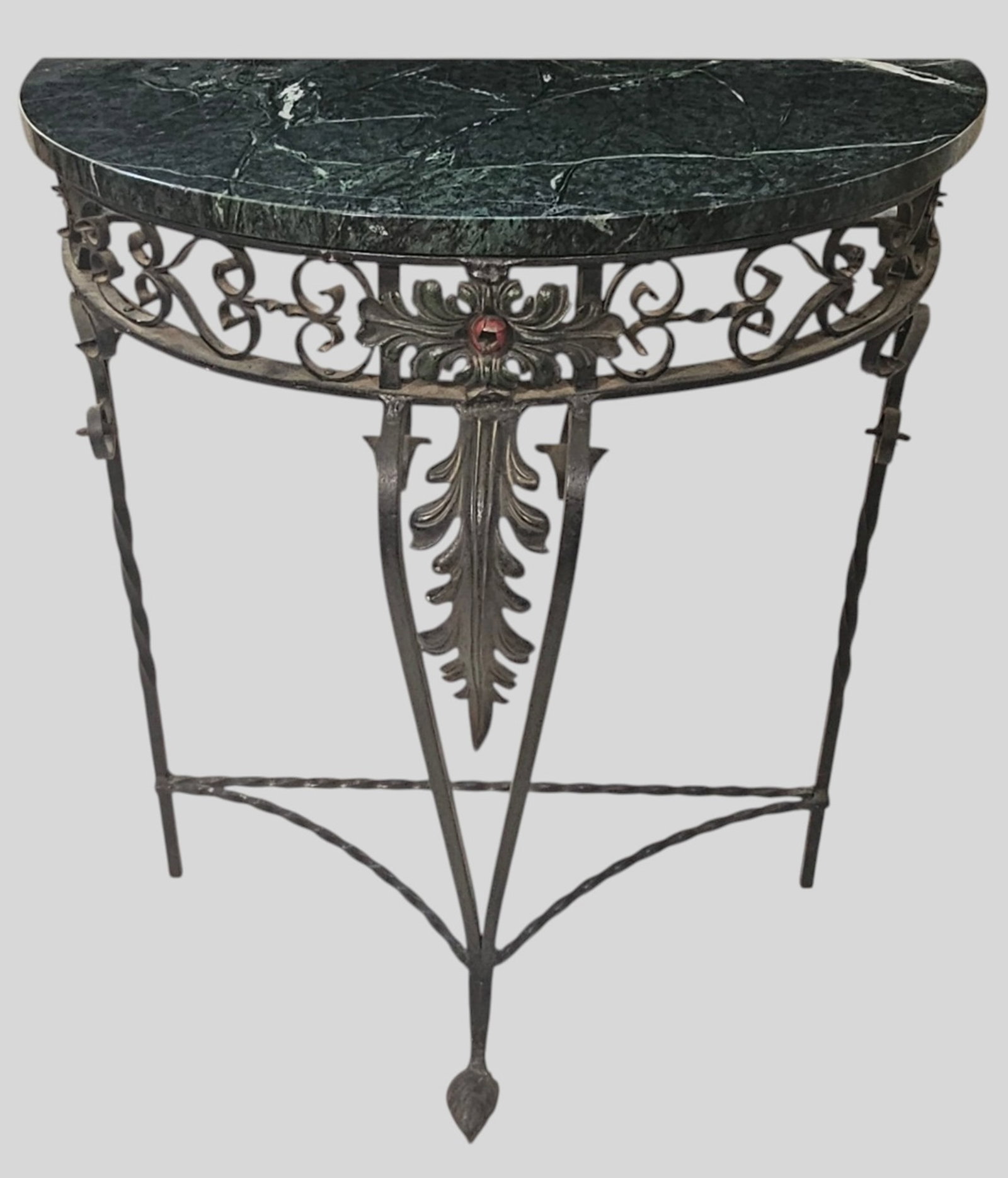 Marble Top Console Table and Mirror - 2