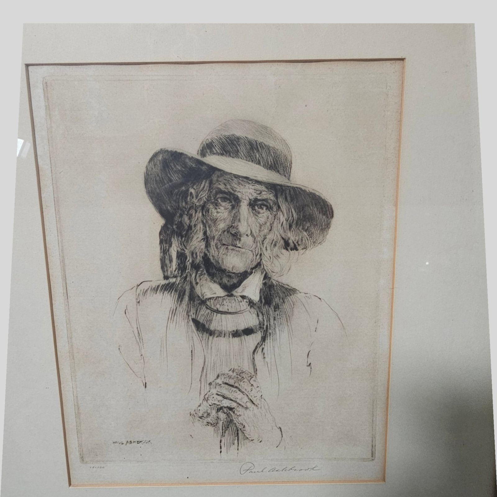 Paul Ashbrook Drypoint Etching - 2