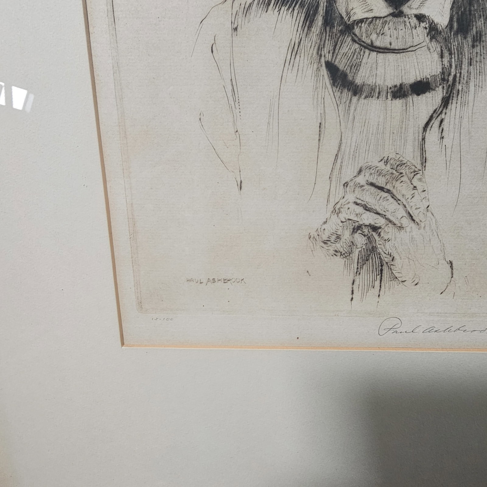 Paul Ashbrook Drypoint Etching - 3