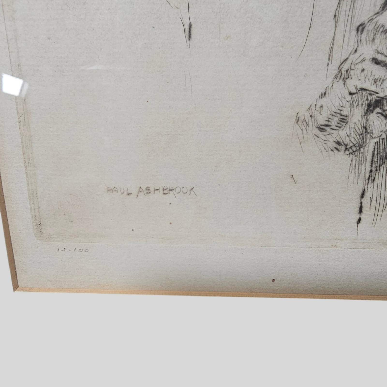 Paul Ashbrook Drypoint Etching - 4