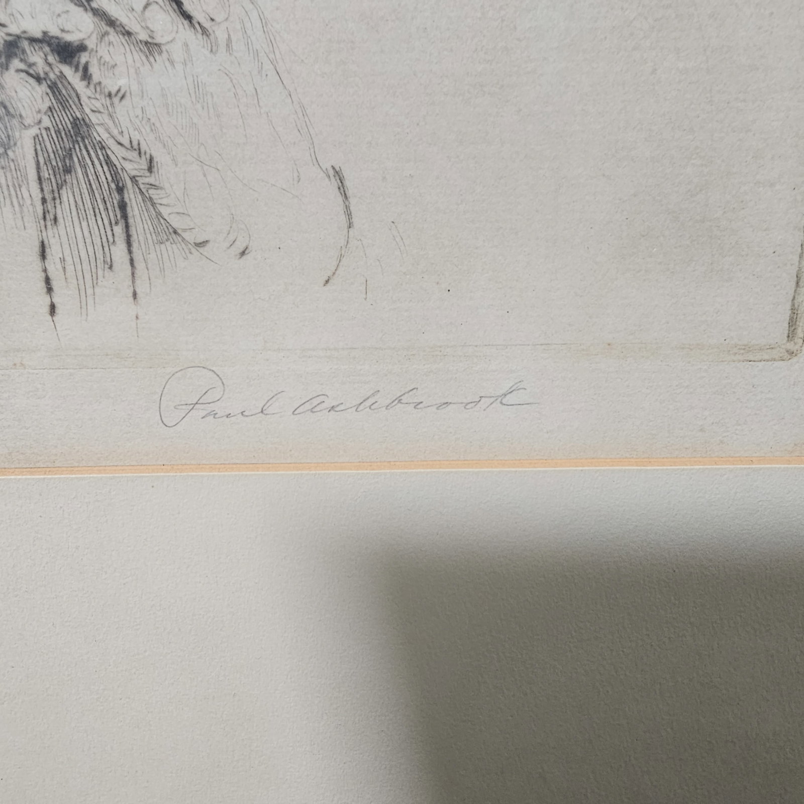 Paul Ashbrook Drypoint Etching - 6