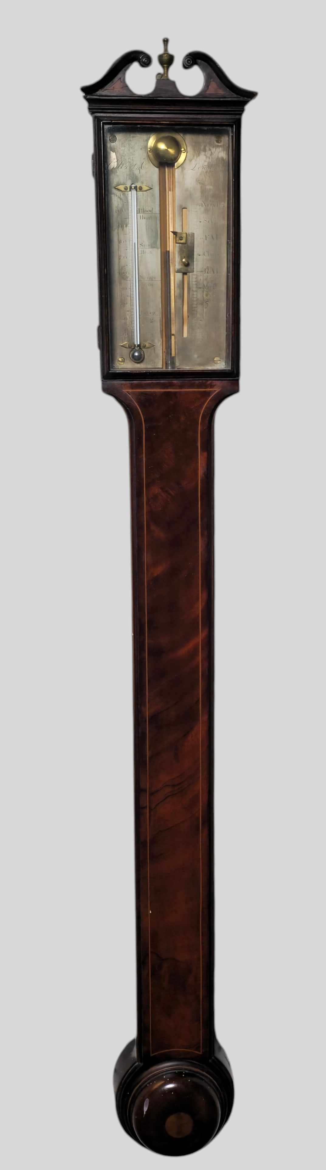 19th Century Georgian Mahogany Barometer (1 of 11)