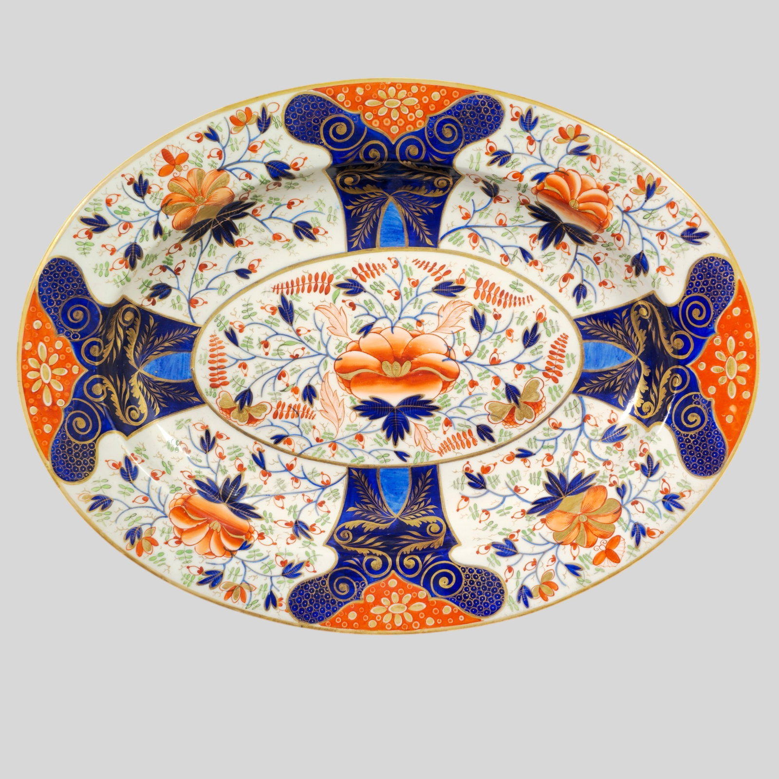 19th Century Derby Porcelain Platter (1 of 10)