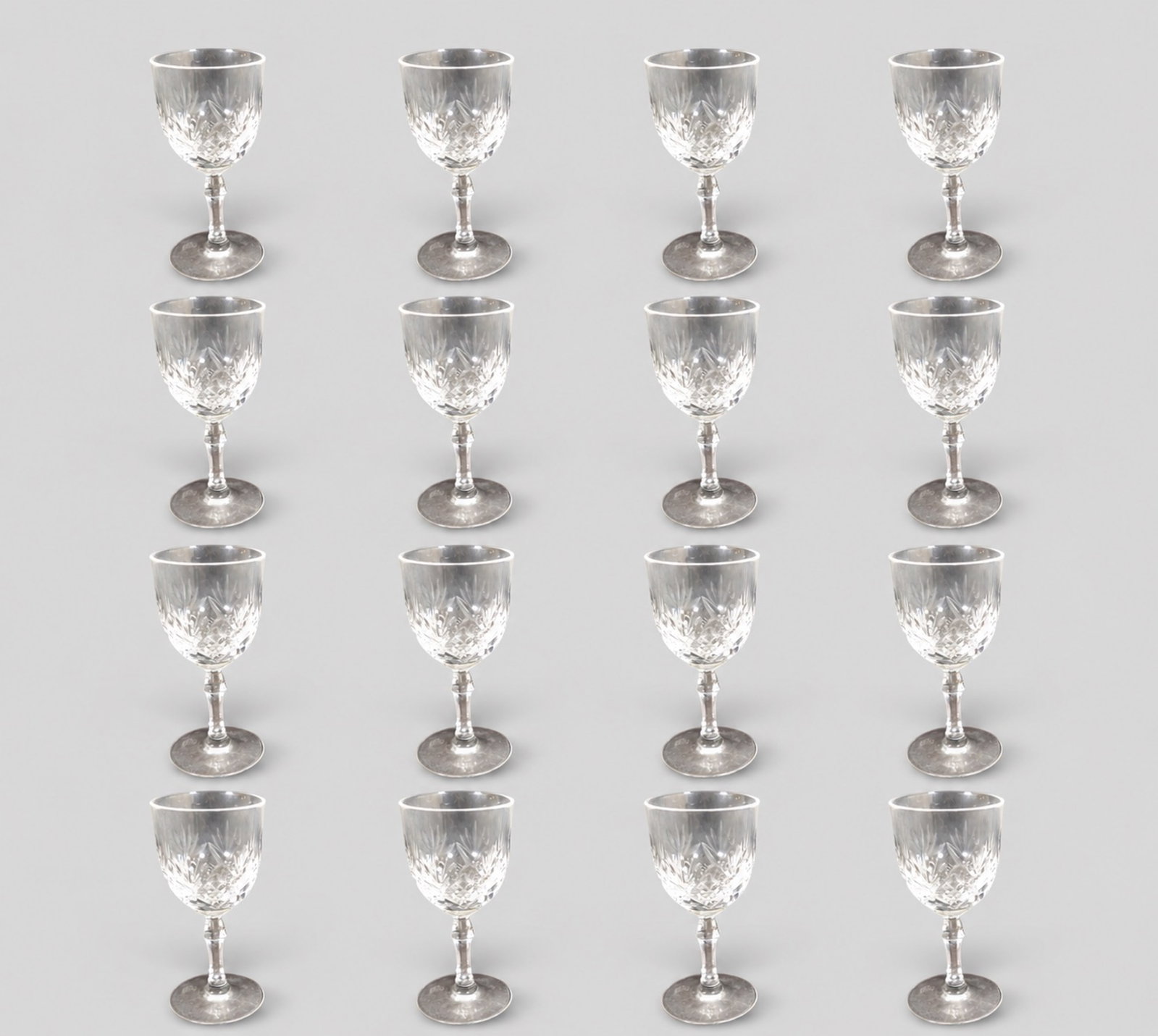 Hofbauer Crystal Claret Cut Crystal Stemware (1 of 6)