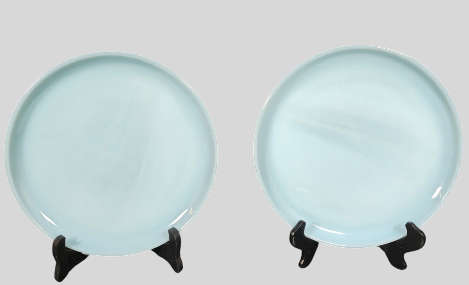 Fire King Anchor Hocking Delphite Blue Plates - 2