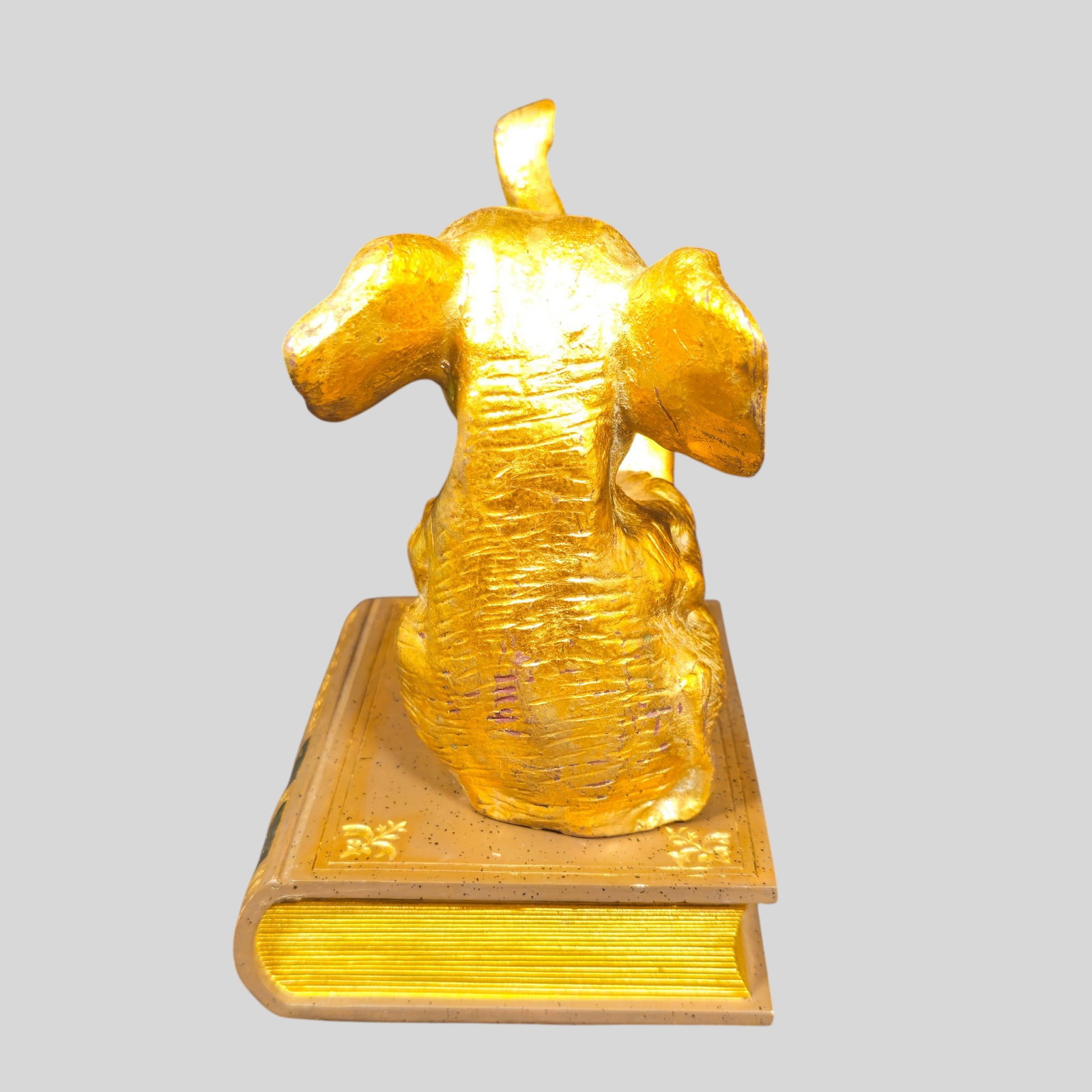 Gilt Elephant Reading Bookends - 5