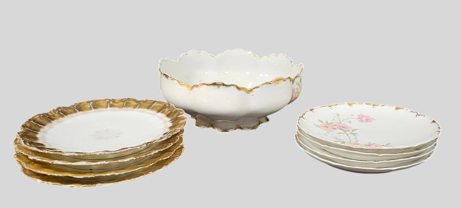 Assembled Bavaria Porcelain Bowl and Plates Plus (1 of 12)