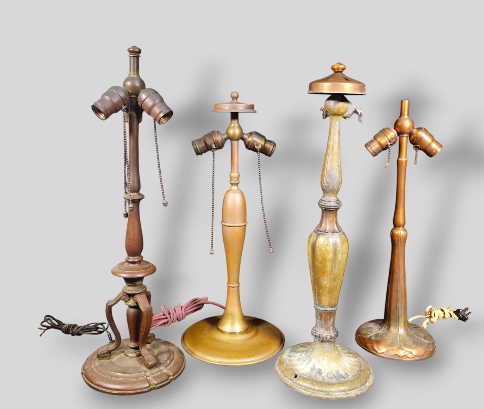 Assembled Early 20th Century Lamp Bases Handel Plus (1 of 17)