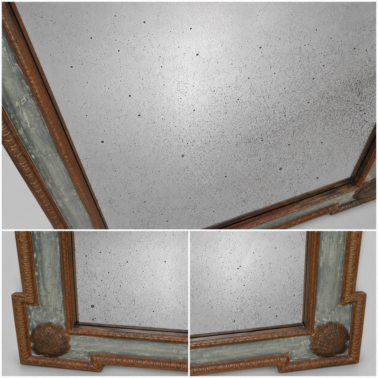 Federal Style Carved Shell Mirrors - 5