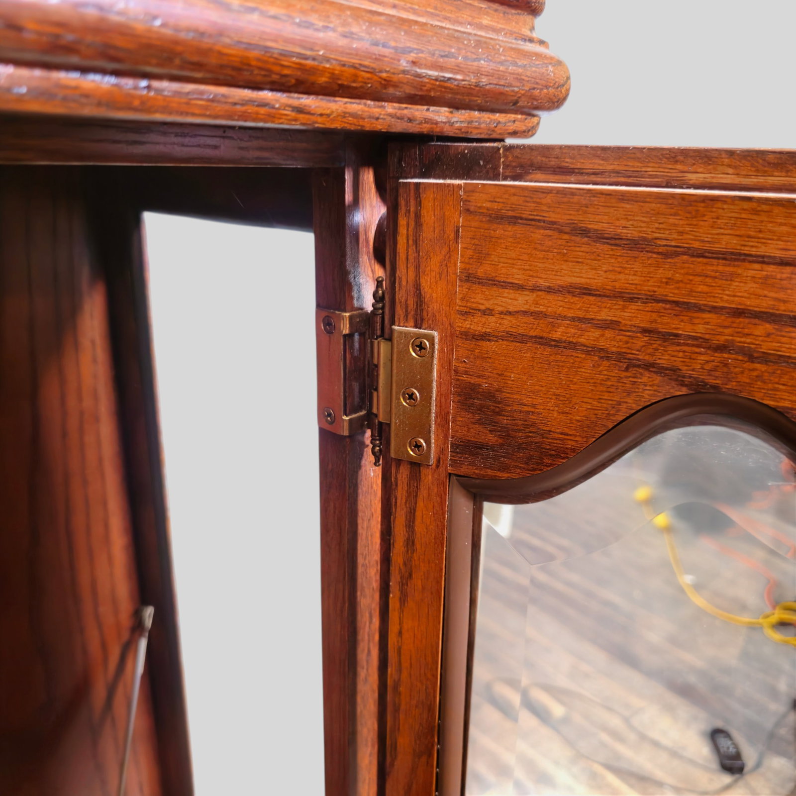 Ridgeway Baroque Style Oak Grandfather Clock - 10