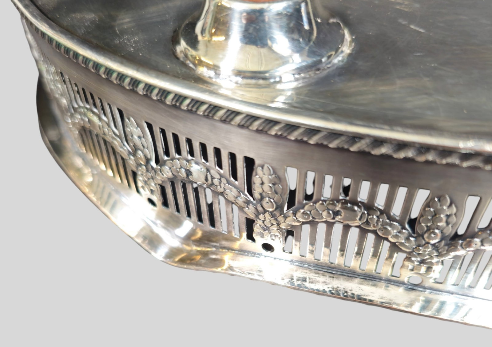 Edwardian Style Silver Plated Tray - 7