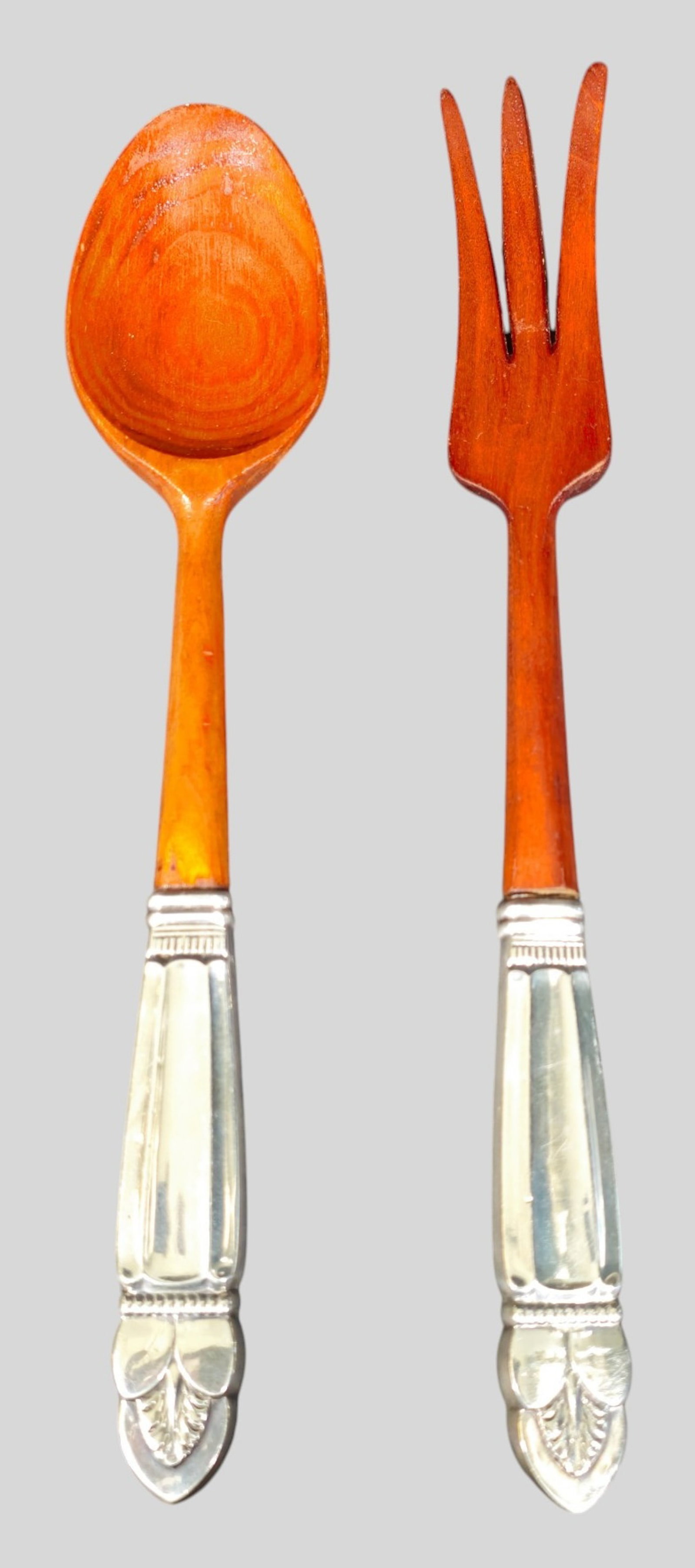 Holmes and Edwards Danish Princess Silver Salad Set (1 of 6)
