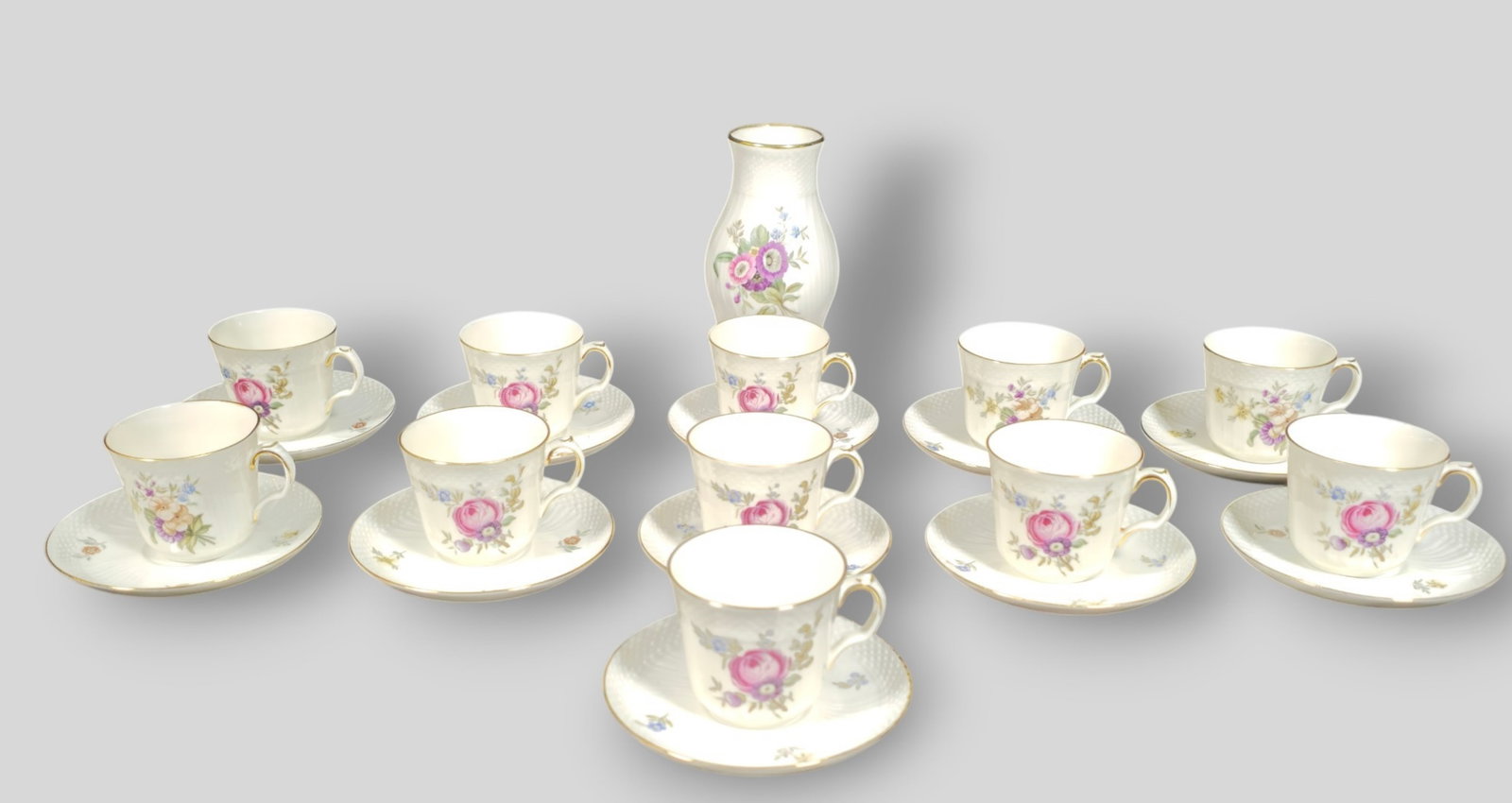 Royal Copenhagen Frijsenborg Cups and Saucers Plus (1 of 13)
