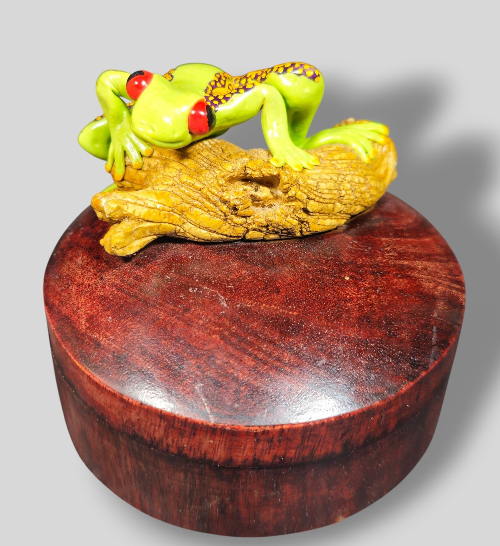 Red Eyed Tree Frog Lidded Box (1 of 5)