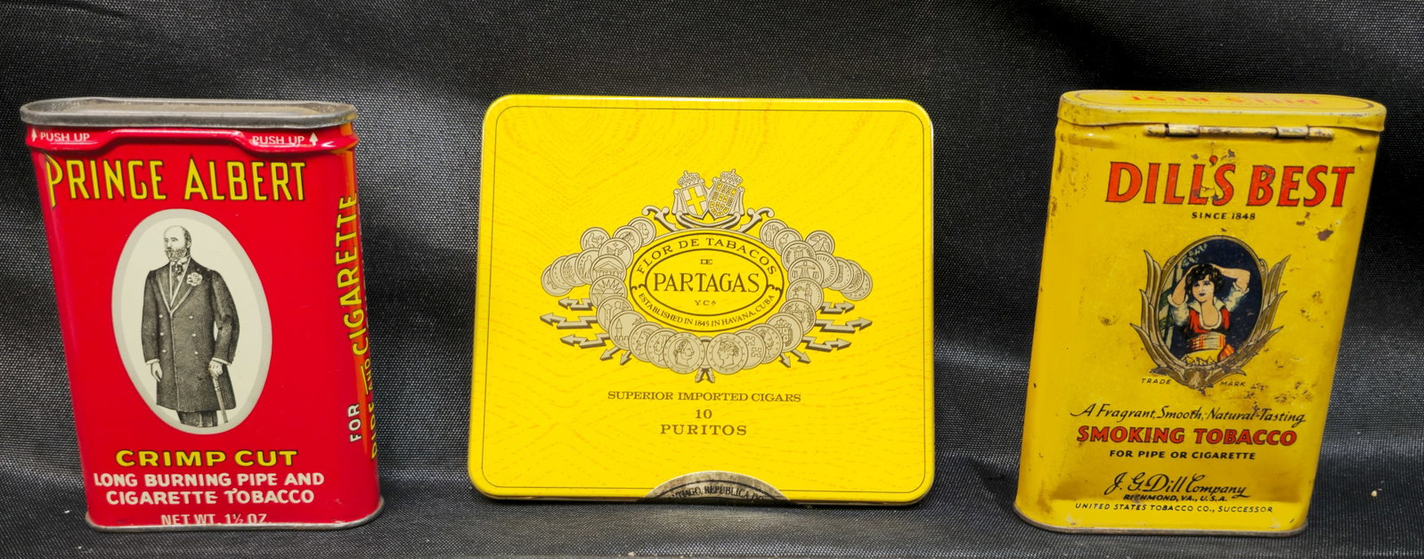 Tobacco Advertising Tins, Prince Albert Plus (1 of 7)