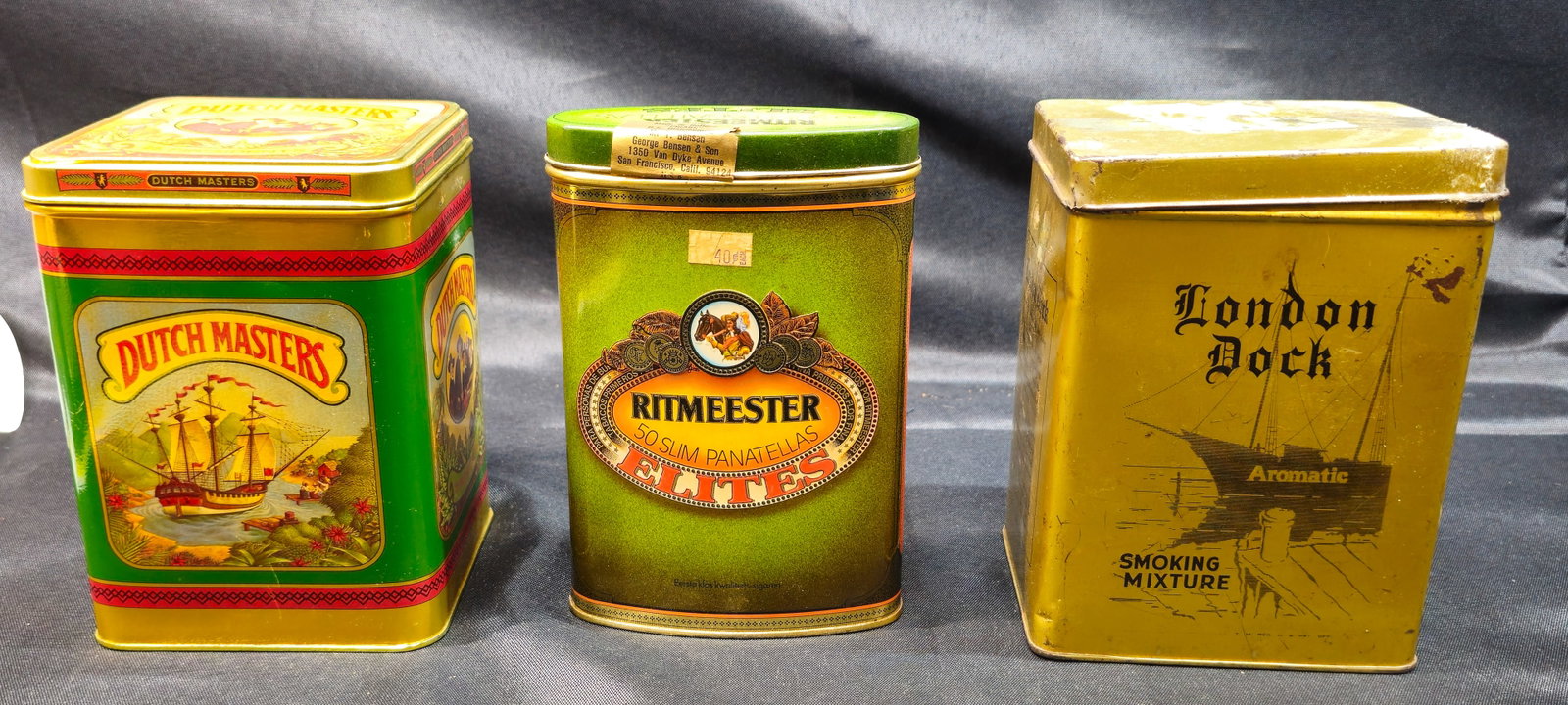 Tobacco and Cigar Advertising Tins, Dutch Masters Plus (1 of 9)