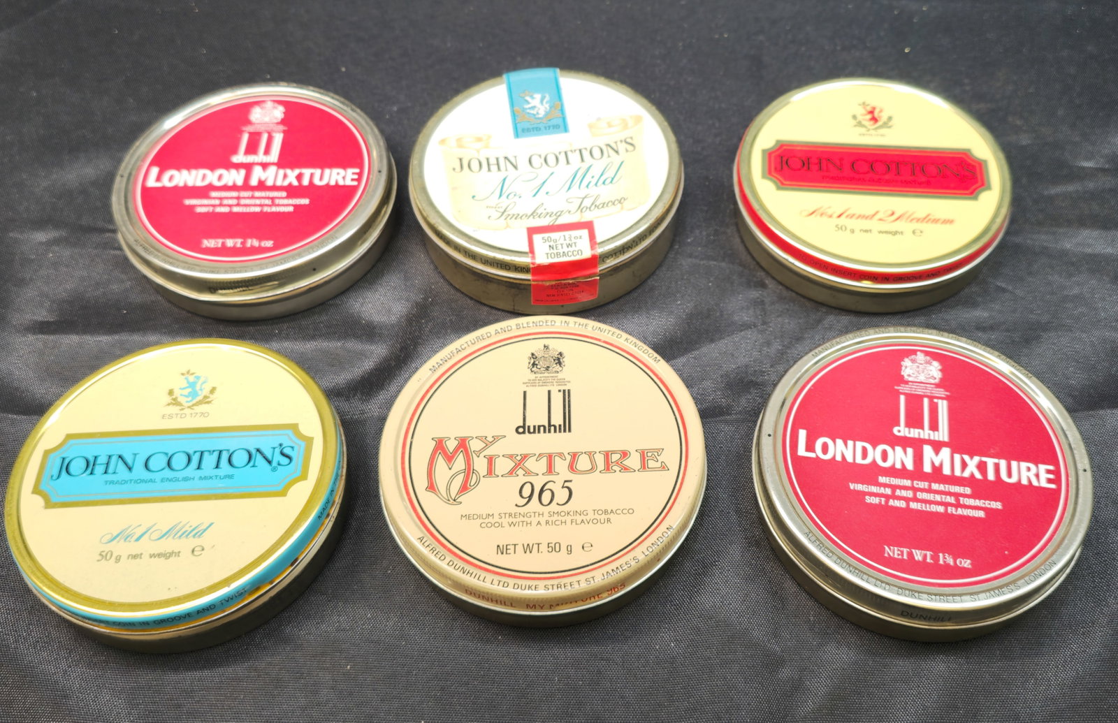 Dunhill and John Cotton's Tobacco Tins Plus (1 of 4)