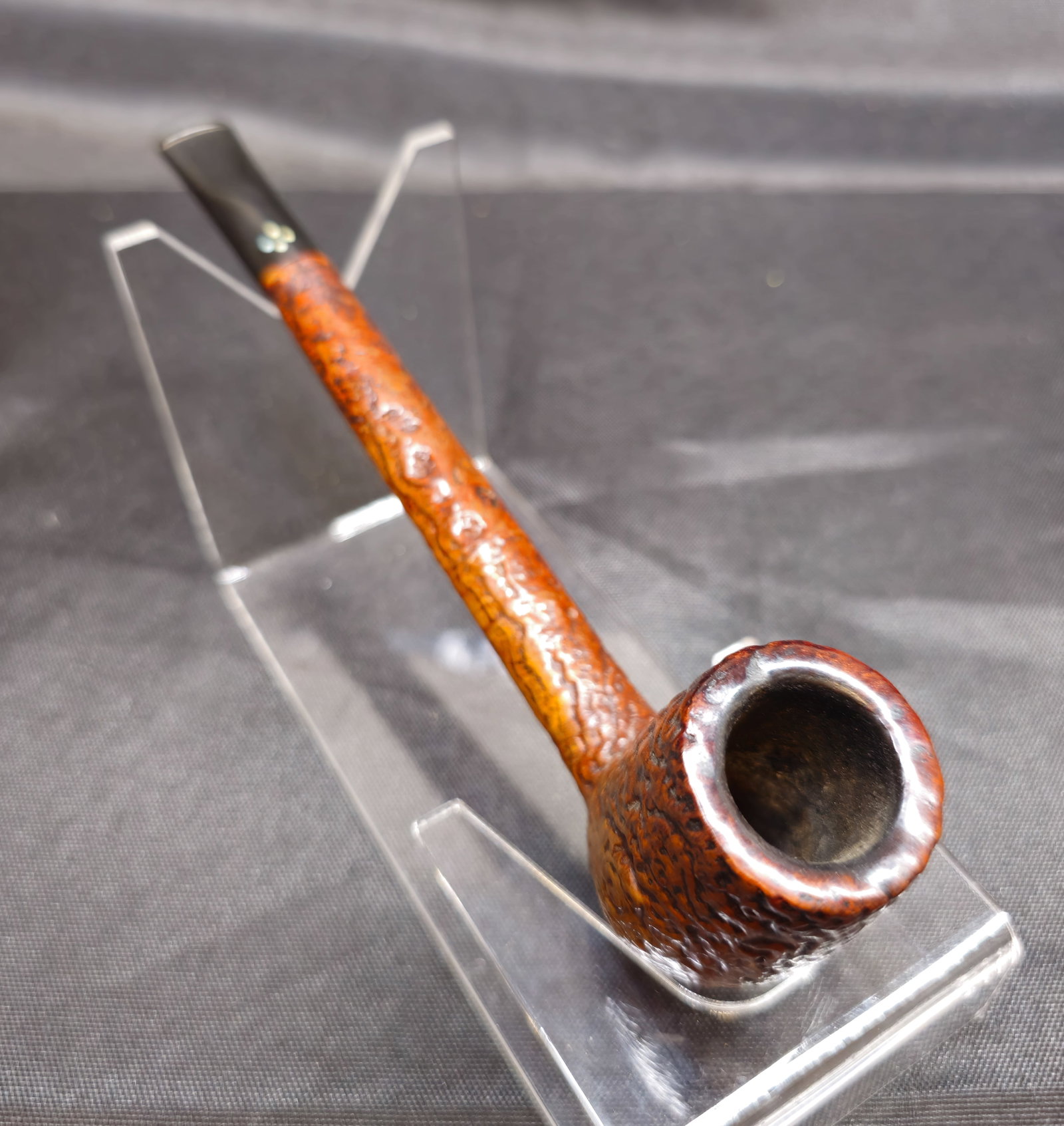 Sasieni Four Dot Ruff Root Pipe - 2