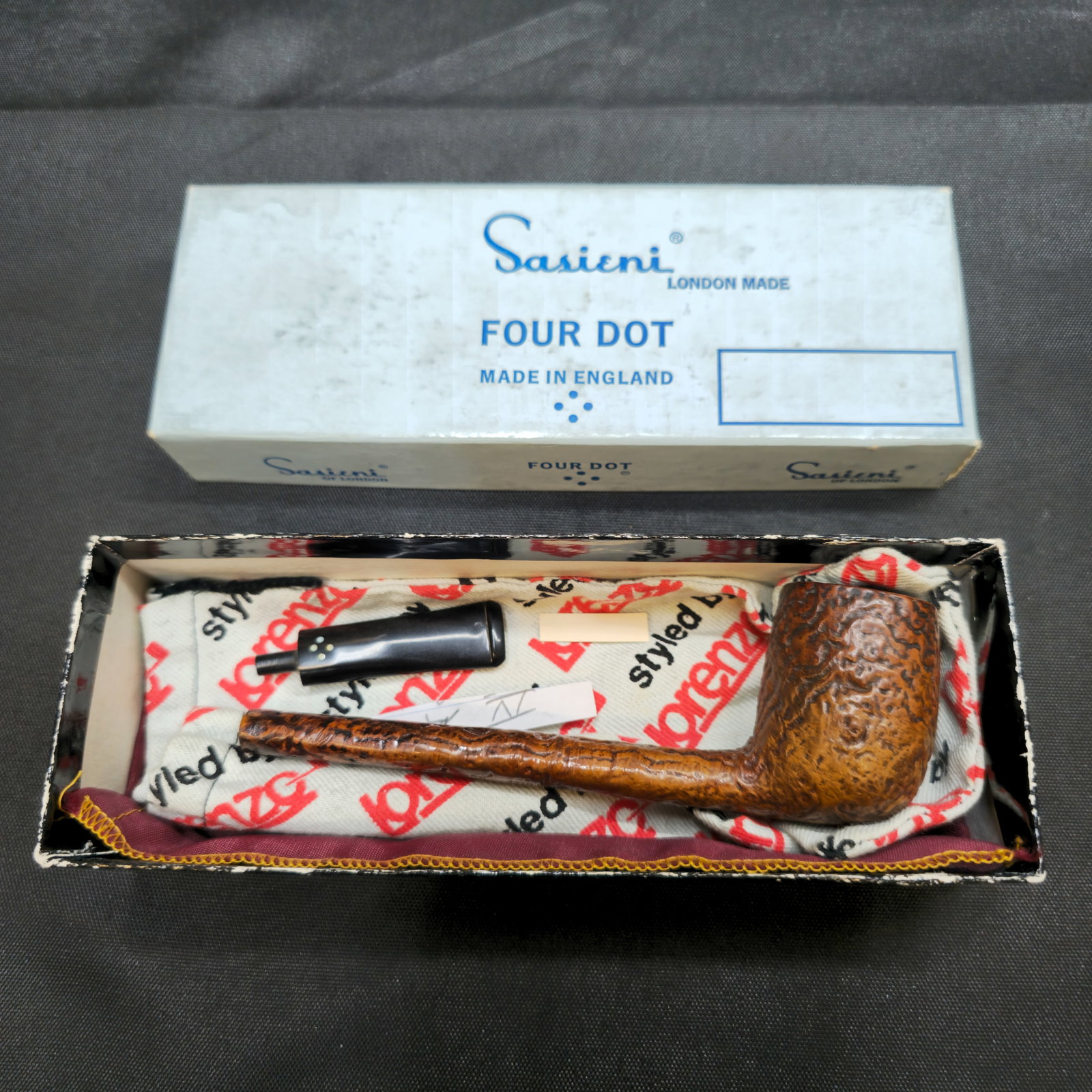 Sasieni Four Dot Ruff Root Pipe - 6