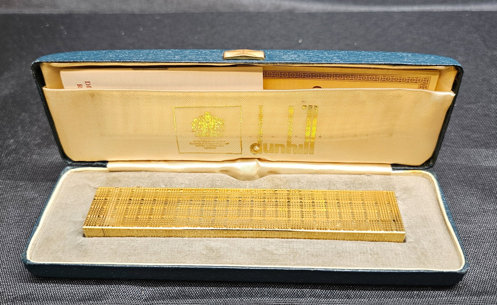 Dunhill Rollagas Gold-Plated Lighter with Original Case (1 of 10)