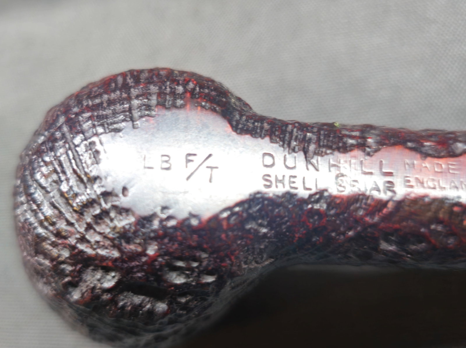 Dunhill Shell Briar LB F/T 4S Pipe - 7