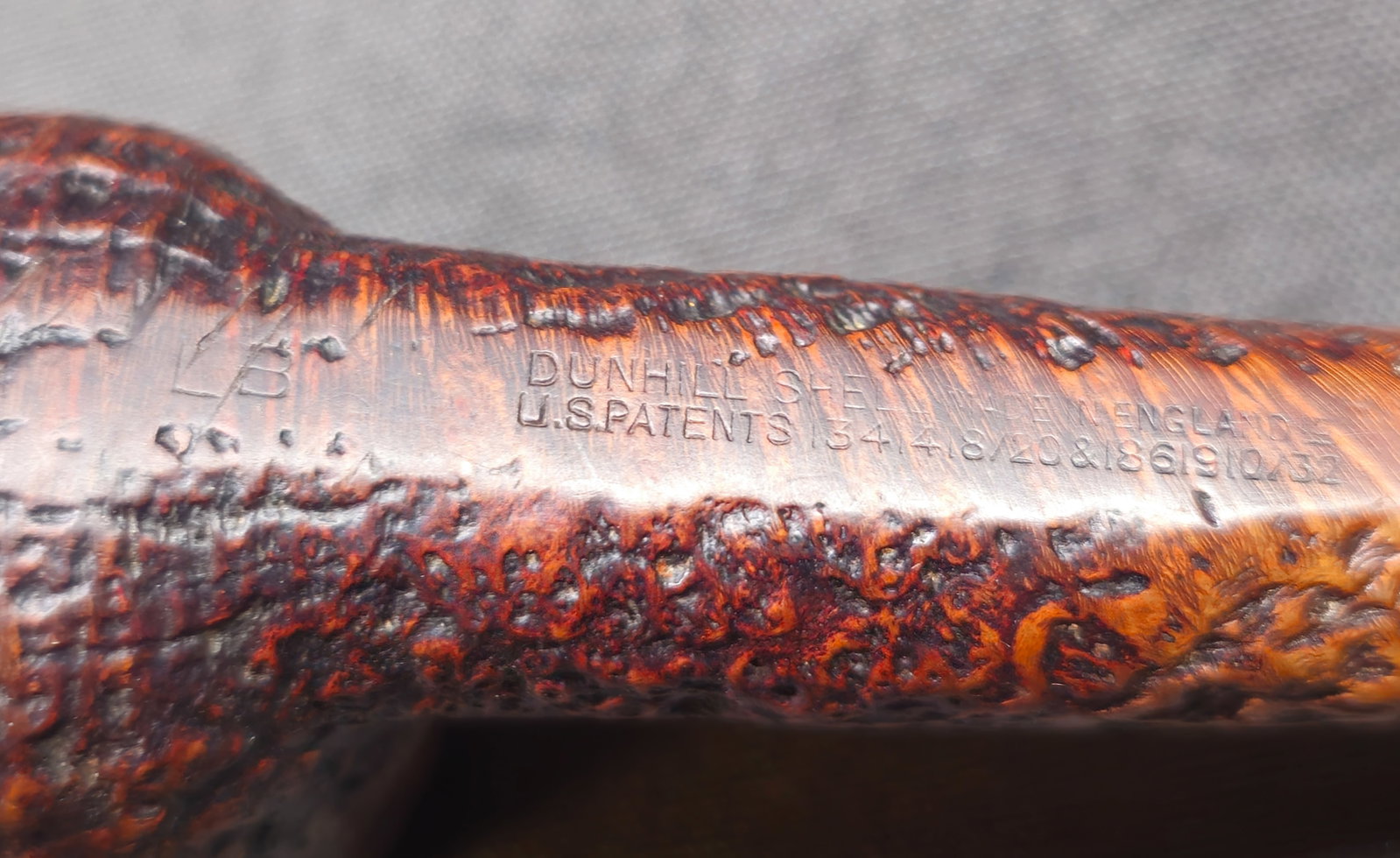 Dunhill Shell Patent Pipe - 8