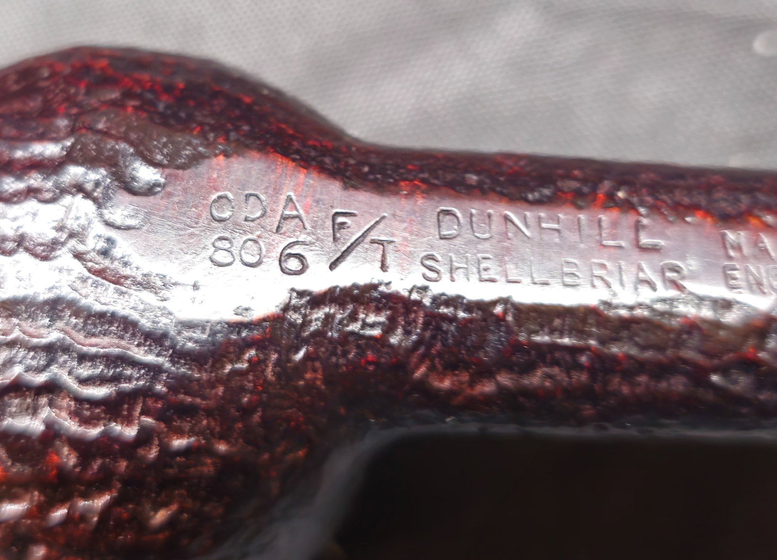Dunhill Shell Briar ODA F/T 806 Pipe - 8