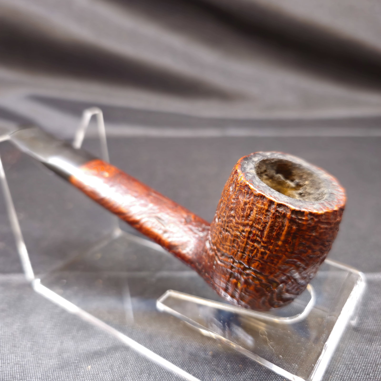 Sasieni Four Dot Ruff Root Pipe - 2