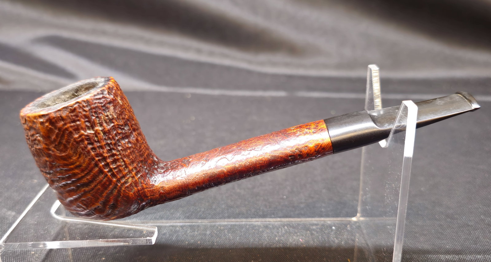 Sasieni Four Dot Ruff Root Pipe - 3