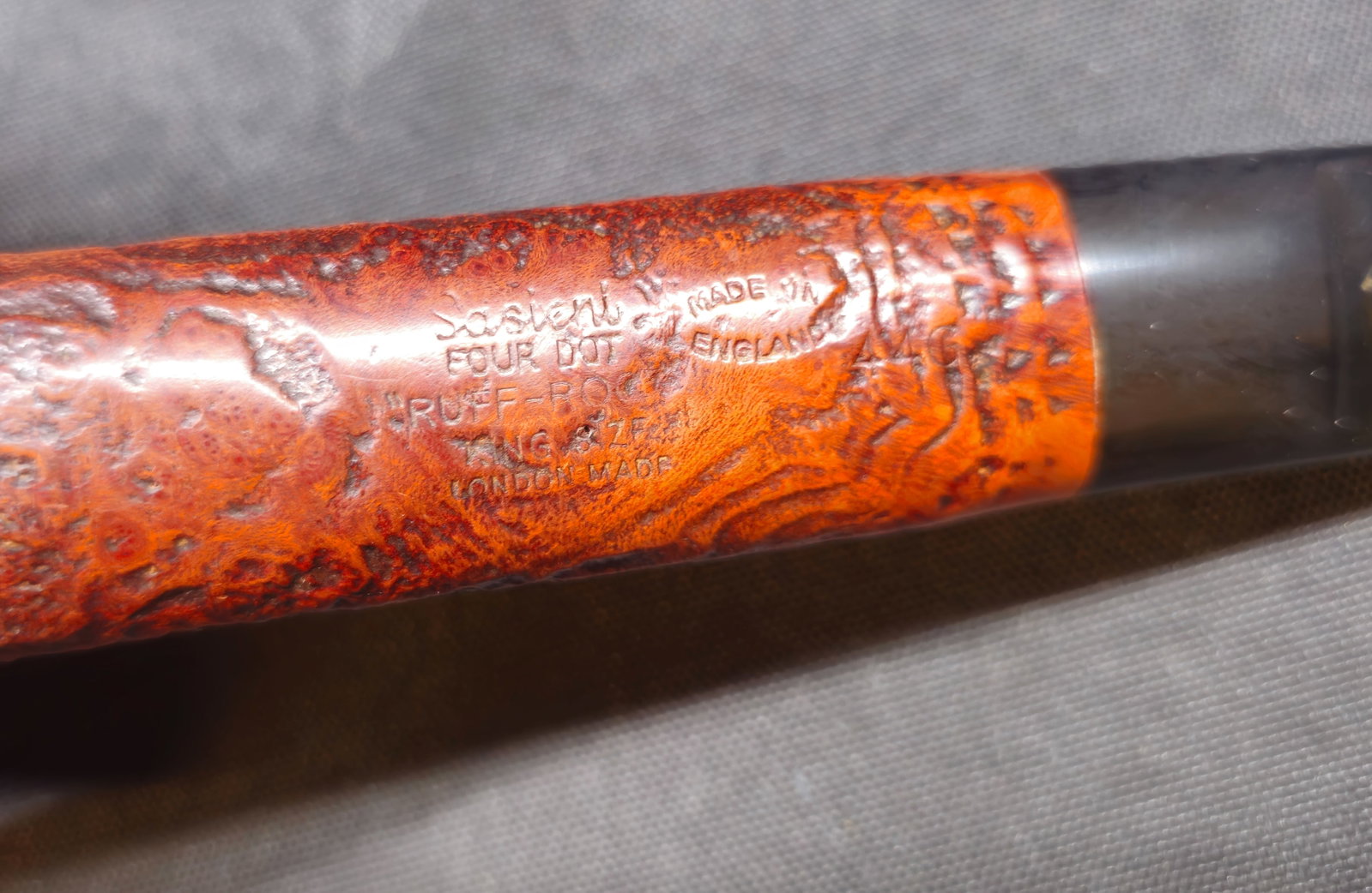 Sasieni Four Dot Ruff Root Pipe - 4