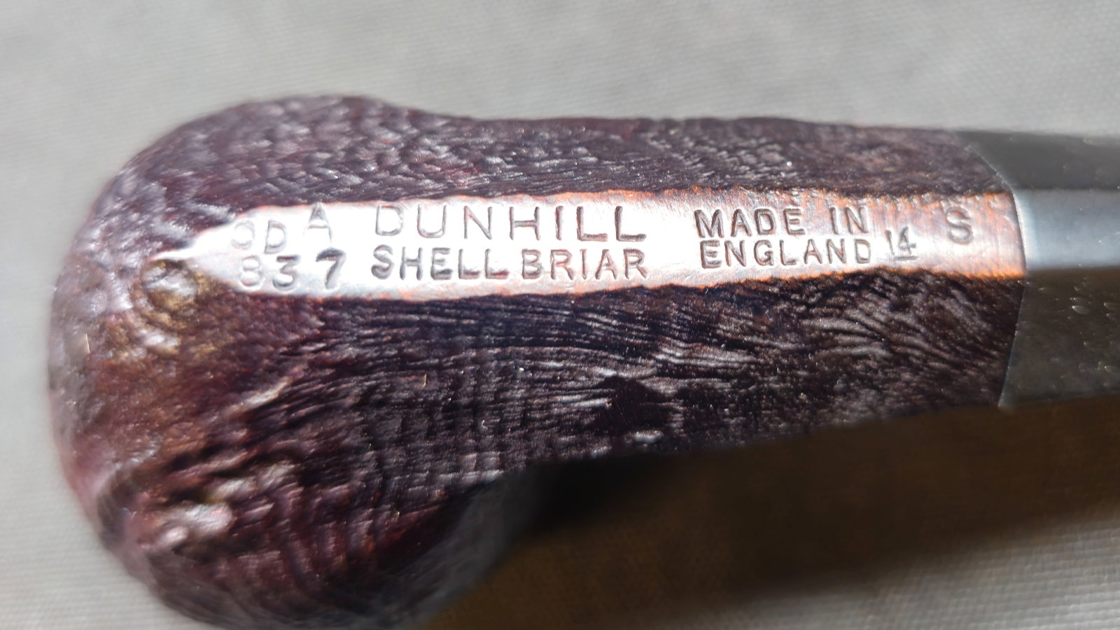 Dunhill ODA 837 Shell Briar Pipe - 7