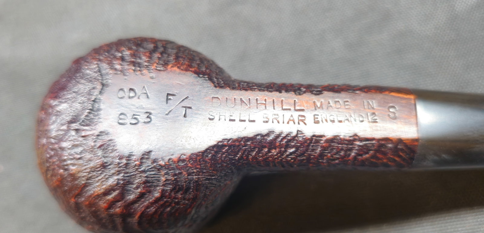 Dunhill ODA 853 Shell Briar Pipe - 5