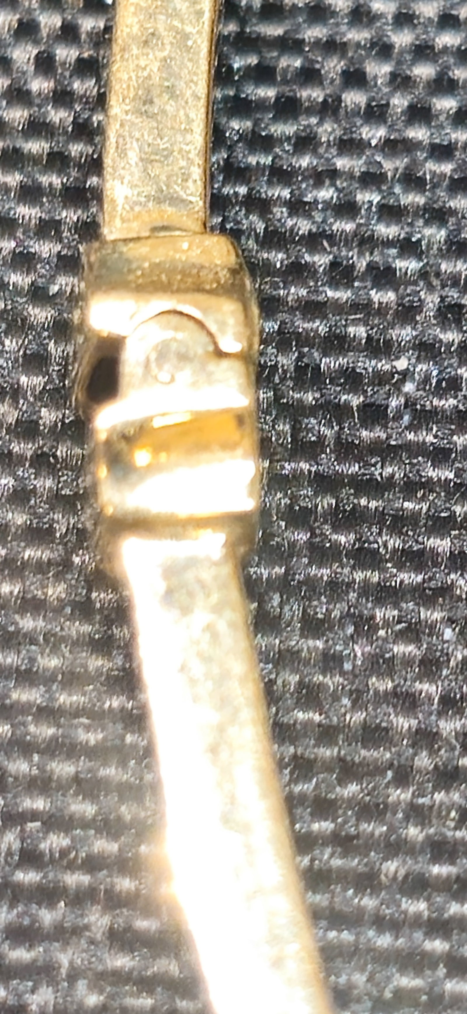 14K Yellow Gold Hinged Bangle Bracelet - 2