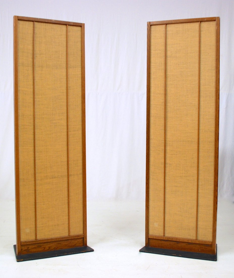 Magnepan Speakers: MG-II B Magneplanar Loud speakers. Serial # 11768 4-L, 11768 4-R. 24.25 W x 15D x 72H.