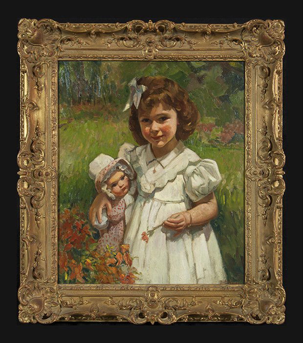 Bessie Hoover Wessel: Oil on board, Linda Fox. Signed LR. Size, 26 x 32