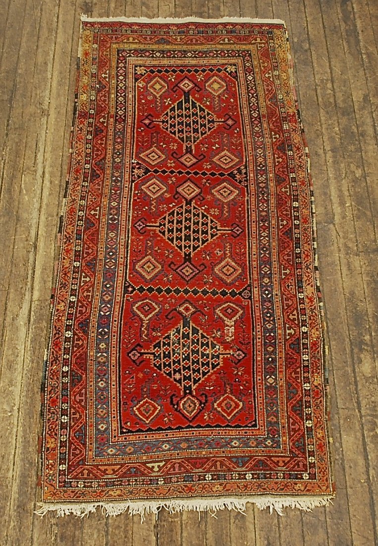 Kars: Tribal rug. Size, 110 x 43.5