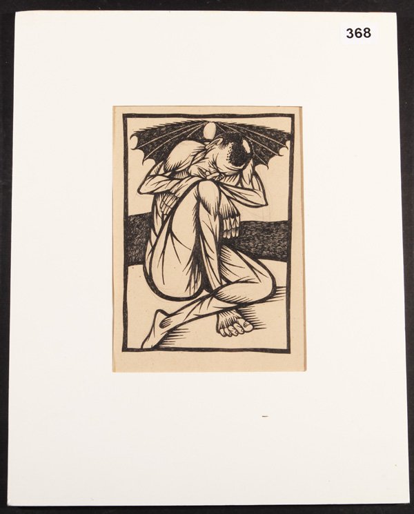 Thom Shaw: Unframed. Pen and Ink. Untitled. Size 10 x 7 site.