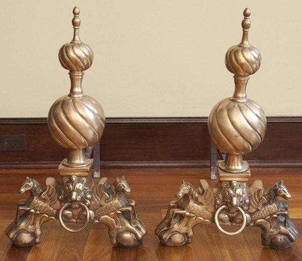 Chippendale Ball Andirons (1 of 10)
