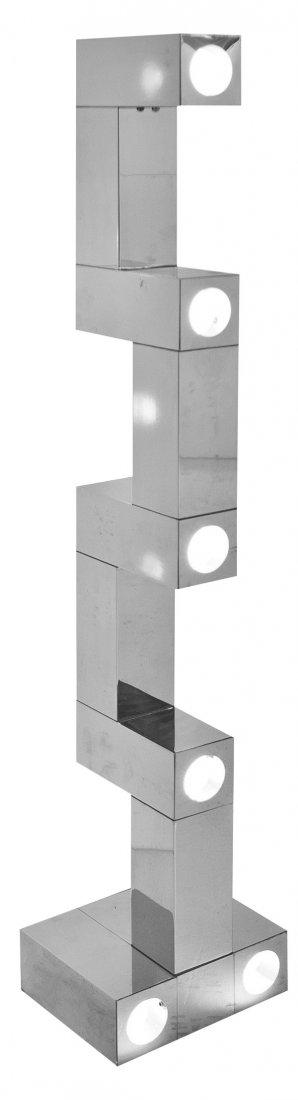 Paul Evans (Attribution) Cityscape Floor lamp (1 of 9)