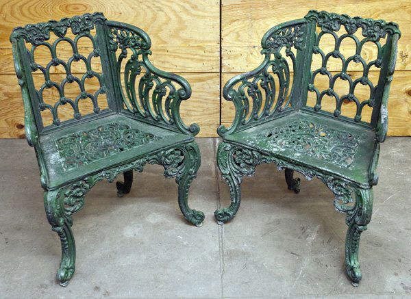 Cast Aluminum Regency Arm Chairs (1 of 6)