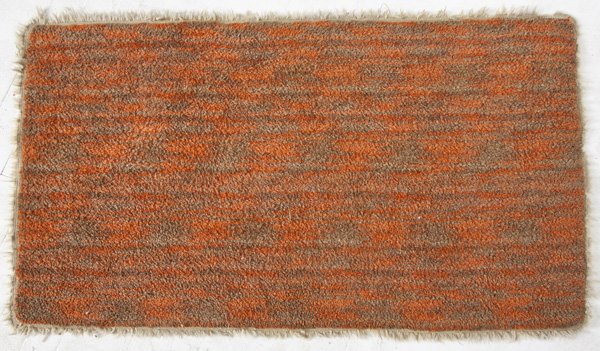 Scandinavian Rug: 100% wool. Size 36 X 59.5