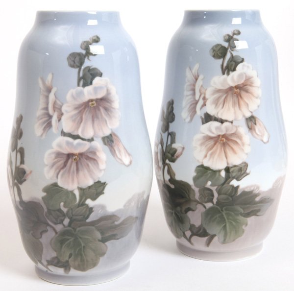 Fine Pair of Royal Copenhagen Vases 2549/1148 (1 of 6)