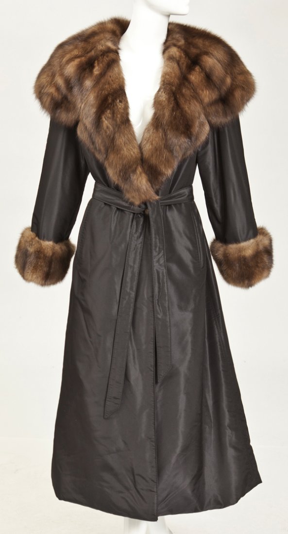 J. Mendel A-Line wrap coat (1 of 7)