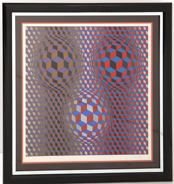 Victor Vasarely Serigraph (1 of 5)