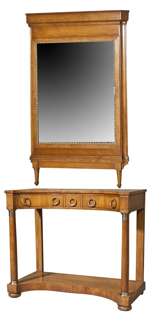 Baker "Biedermeier" Console and Mirror (1 of 10)