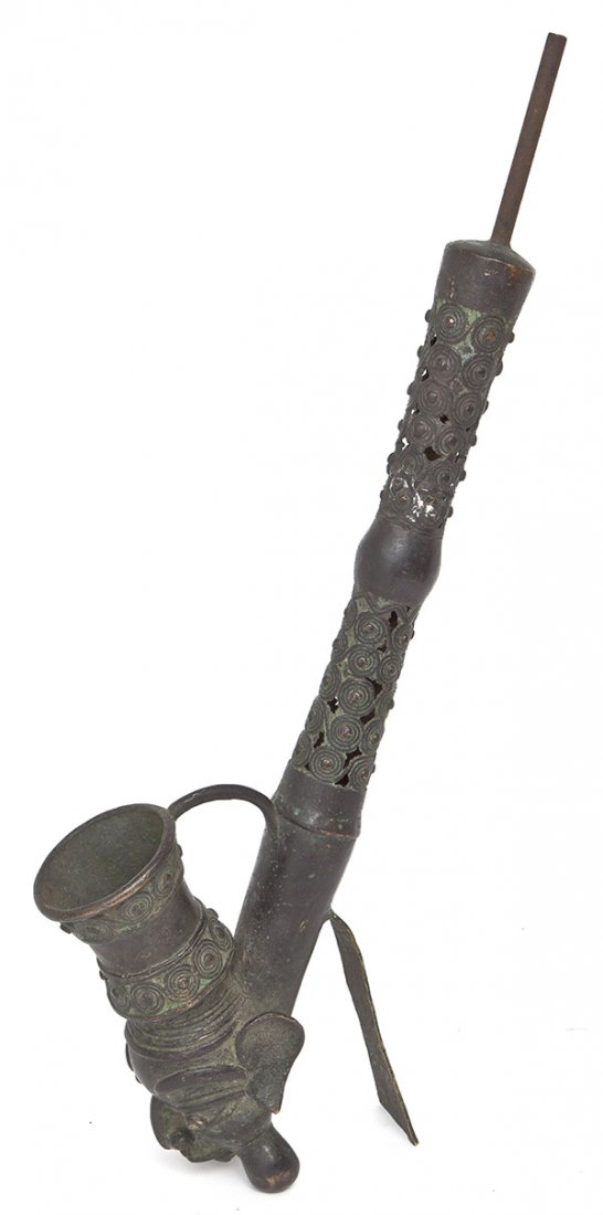 19th Century Bronze Pipe (1 of 9)