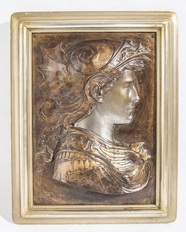 Embossed Bronze Head Plaque (1 of 7)