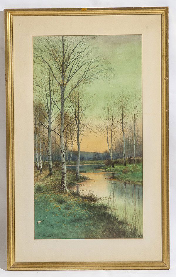 George Howell Gay (1858-1931) Watercolor (1 of 7)